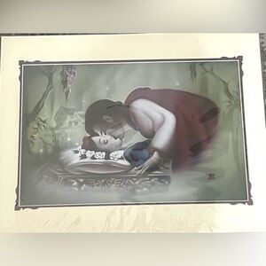 DISNEY  Snow White's True Love's Kiss Print by Artist Noah